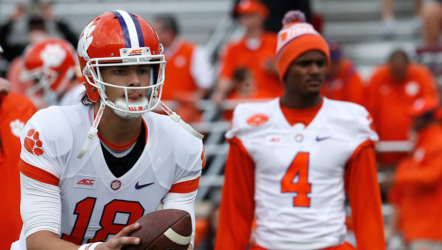 Clemson Qb Competition Recalls 2014s Watson Stoudt Battle