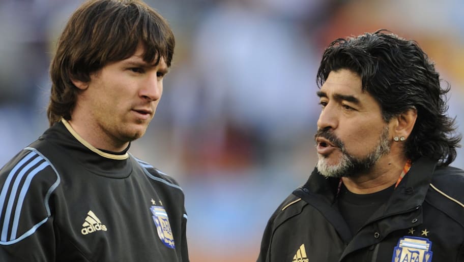 Former Argentina Fitness Coach Revisits The Day Diego Maradona Taught Free Kicks To Lionel Messi Ht Media