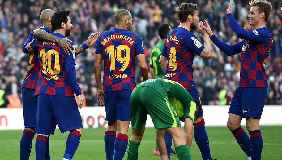 Lionel Messi,Martin Braithwaite,Arturo Vidal,Ivan Rakitic