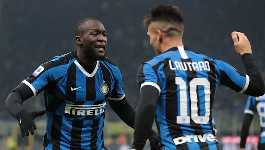 Emilio Andreoli/GettyImages Lautaro Martinez,Romelu Lukaku