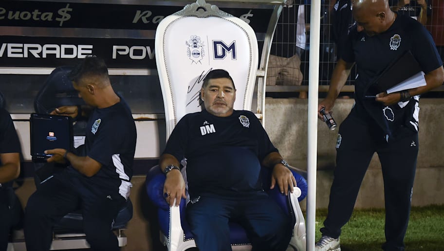 Diego Maradona S New Argentine Club Build Pitchside Throne For Him At Home Stadium Ht Media