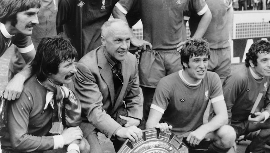 Tommy Smith,Bill Shankly,Emlyn Hughes,Ian Callaghan