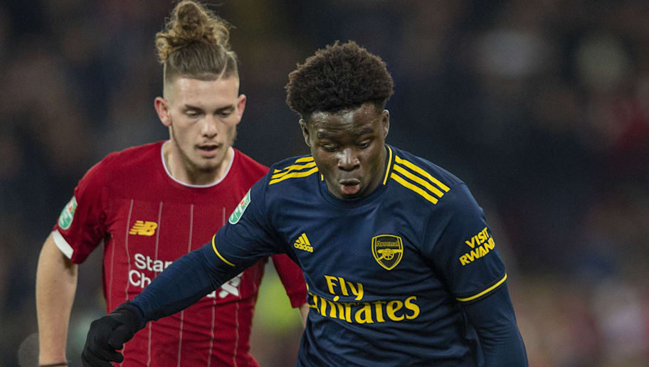 Visionhaus/GettyImages Bukayo Saka,Harvey Elliott
