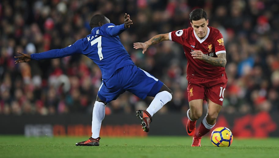 Shaun Botterill/GettyImages Philippe Coutinho,N'Golo Kante