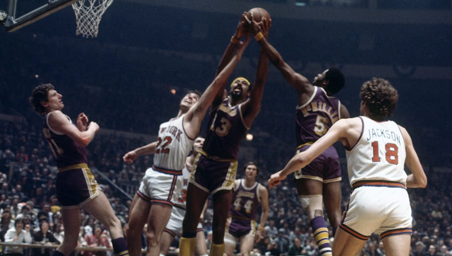 Focus On Sport/GettyImages Dave DeBusschere,Wilt Chamberlain