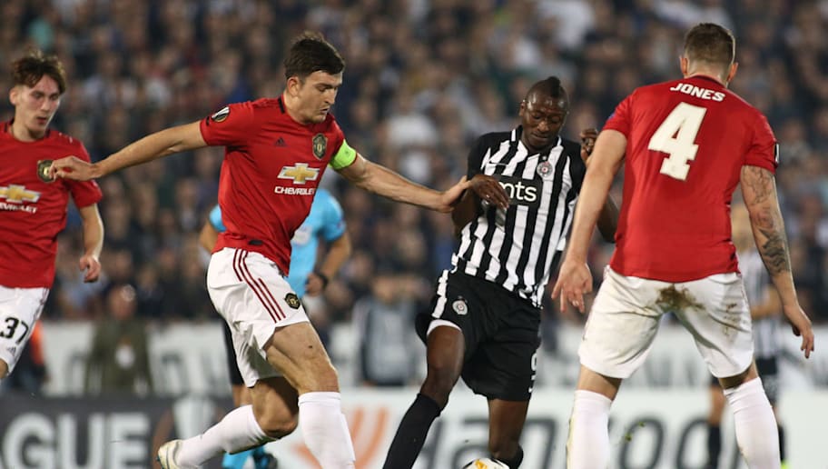 Partizan Belgrade v Manchester United: Group L - UEFA Europa League