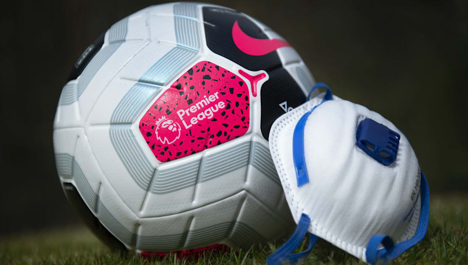 Premier League Football and Coronavirus Protective Mask