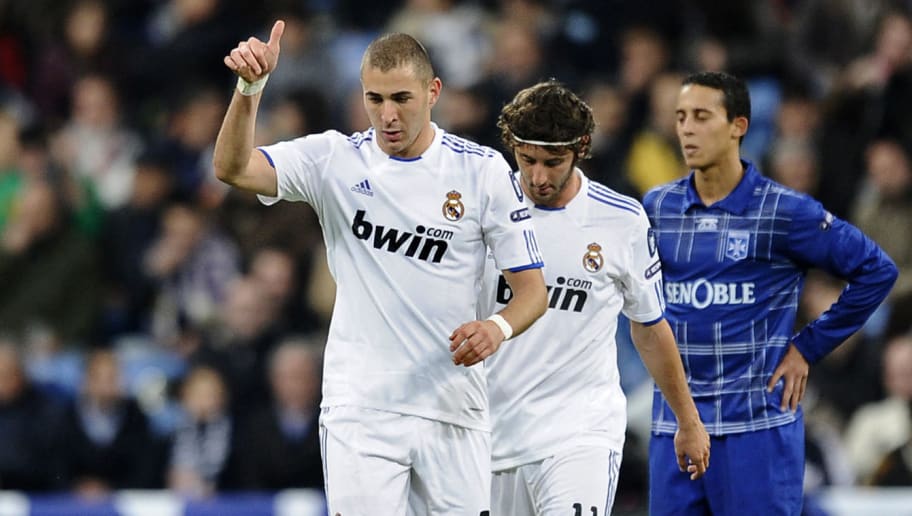 Real Madrid's French forward Karim Benze