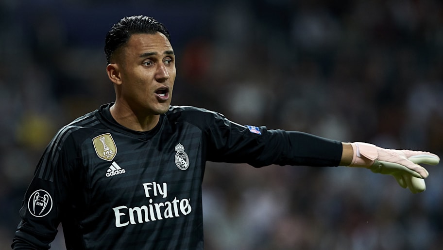 MADRID, SPAIN - OCTOBER 23:  Keylor Navas of Real Madrid reacts during the Group G match of the UEFA Champions League between Real Madrid  and Viktoria Plzen at Bernabeu on October 23, 2018 in Madrid, Spain.  (Photo by Quality Sport Images/Getty Images)