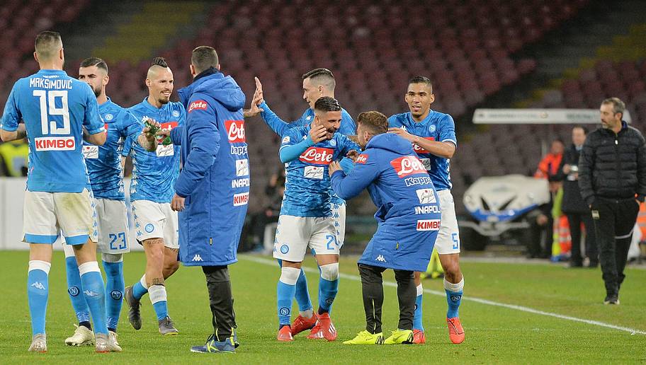 Napoli 3 0 Sampdoria Report Ratings Reaction As Partenopei Cruise To Comfortable Win 90min
