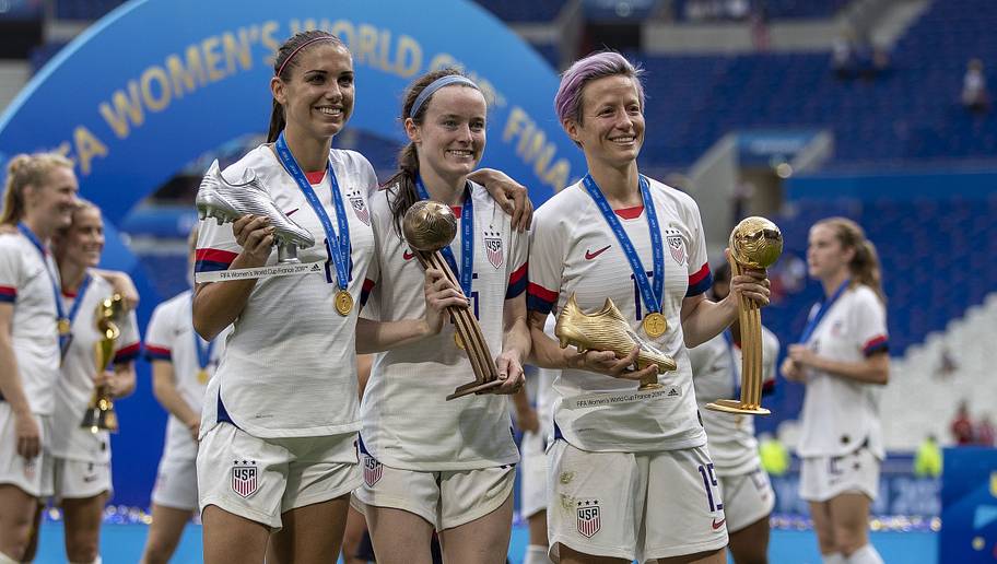 Rose Lavelle, Alex Morgan, Megan Rapinoe