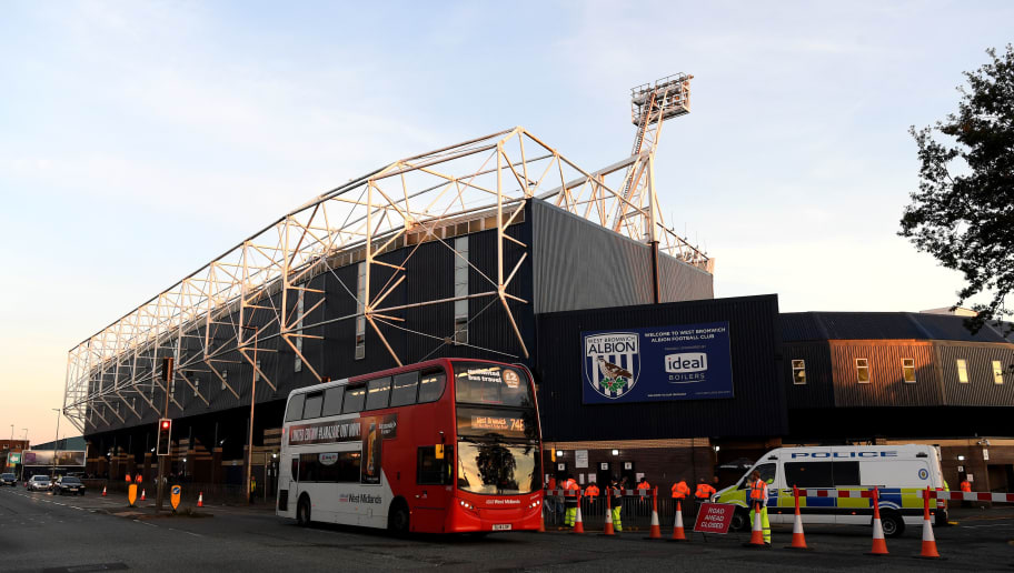 WEST BROMWICH, ENGLAND - SEPTEMBER 25:  General view outside the stadium prior to the Carabao Cup Third Round match between West Bromwich Albion and Crystal Palace at The Hawthorns on September 25, 2018 in West Bromwich, England.  (Photo by Shaun Botterill/Getty Images)