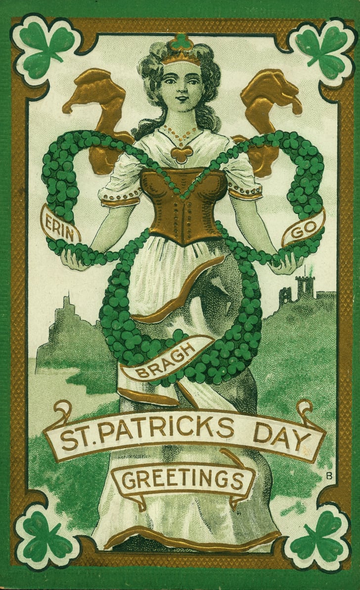 Vintage St. Patrick's Day postcard.