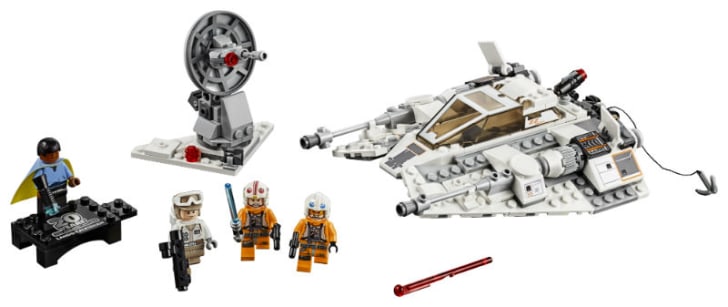 A LEGO 'Star Wars' Snowspeeder set is pictured