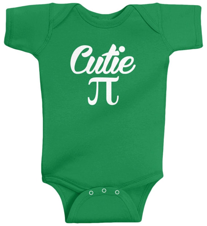 Baby onesie that says