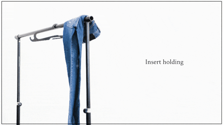 This Ingenious Hanger Makes Hanging Pants a Breeze, No Clips or Folds ...