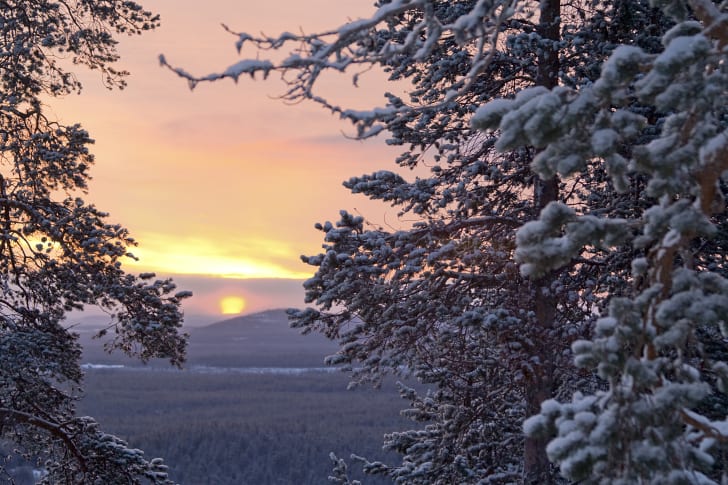 colorful sunset