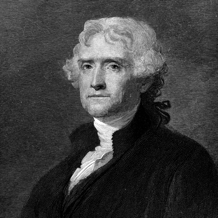portret van Thomas Jefferson