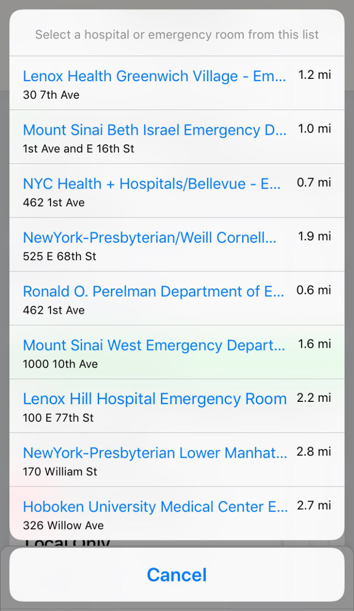 The Iphone Shortcut That Can Direct You To The Nearest Er In