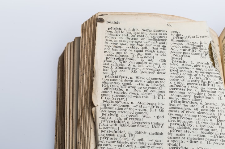 Facts About Dictionaries Mental Floss Perire, morire, trovare la morte; facts about dictionaries mental floss