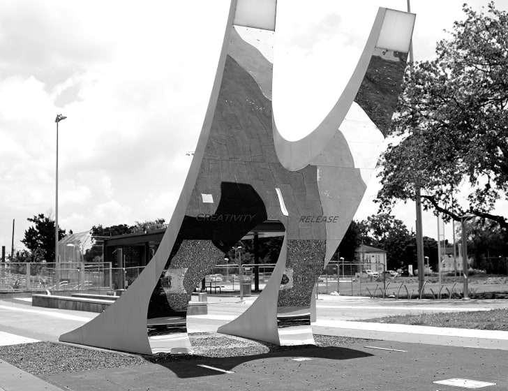 A monument in Houston's Emancipation Park.