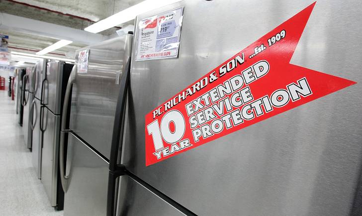 Refrigerators in a P.C. Richard & Son
