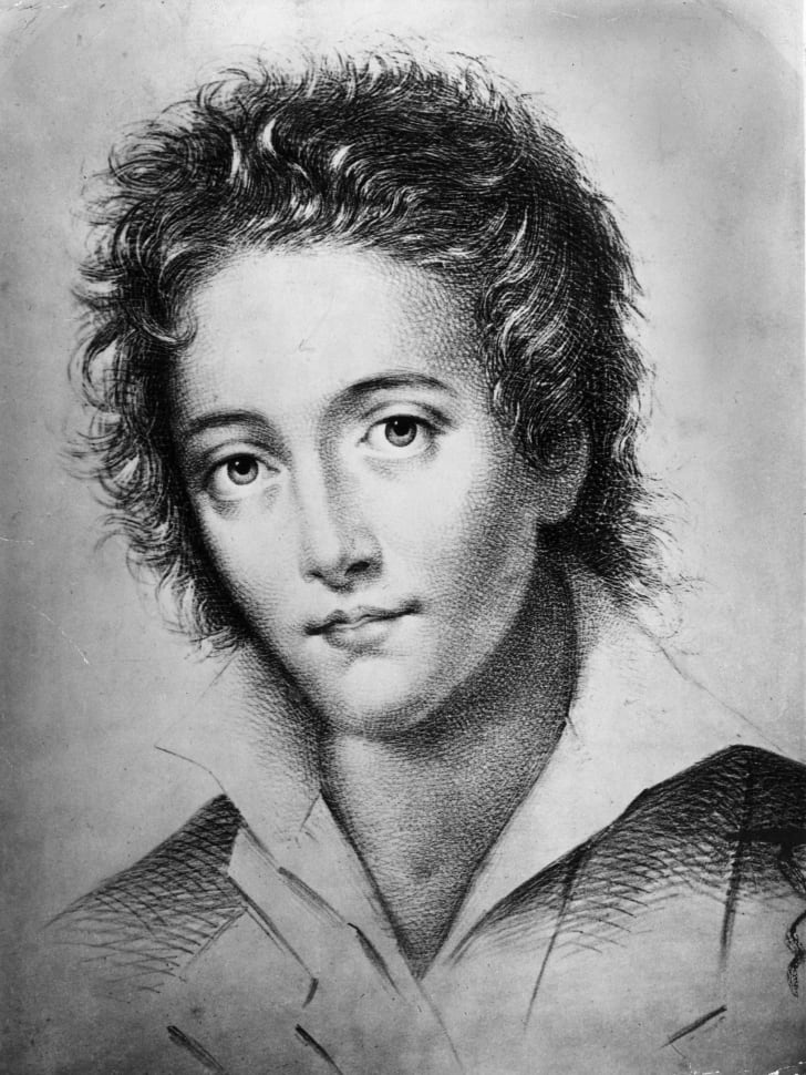 Portrait of Percy Bysshe Shelley