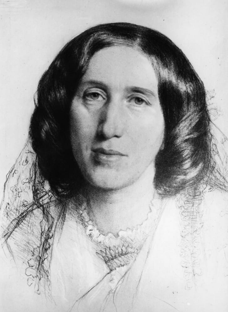 George Eliot, circa 1868.