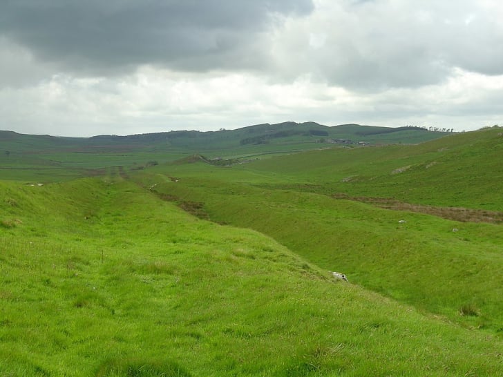 Vallum at Hadrian's Wall