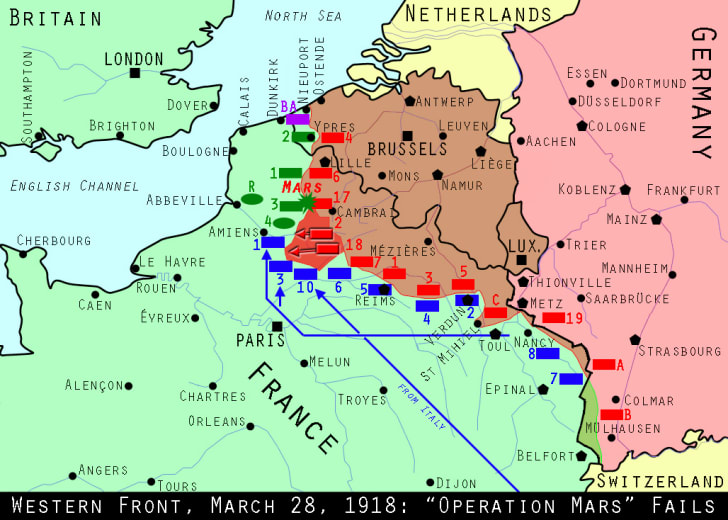 WWI Operation Mars WWO Operation Mars