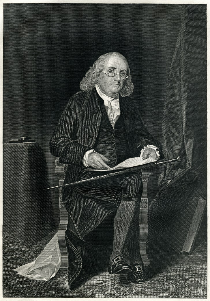Portrait of Benjamin Franklin