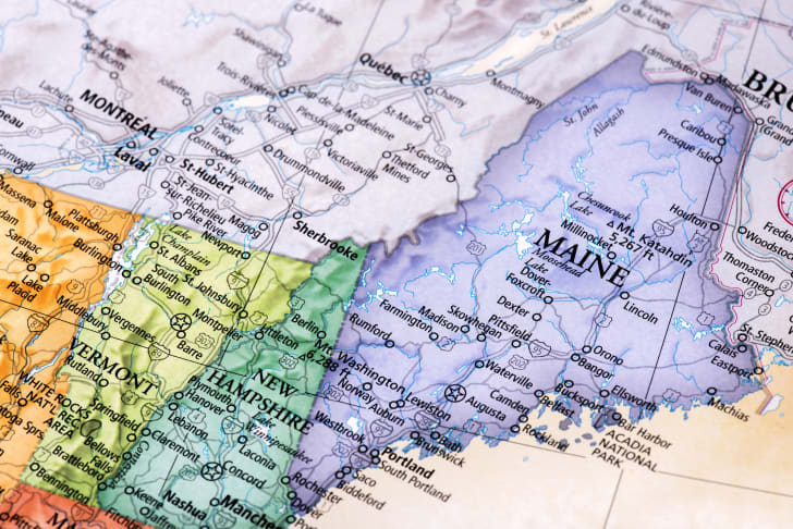 Maine map