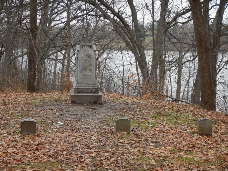 The grave of Kate M. Blood in Appleton, Wisconsin.