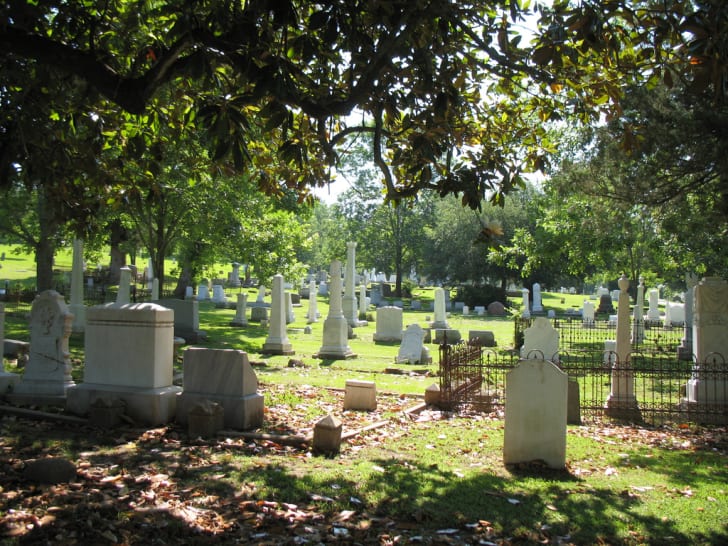 Glenwood Cemetery in Yazoo City, Mississippi.