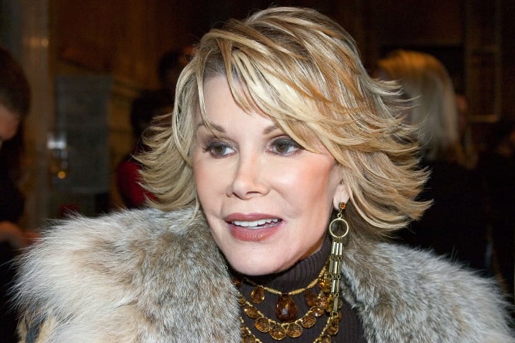 A photo of comedian Joan Rivers.