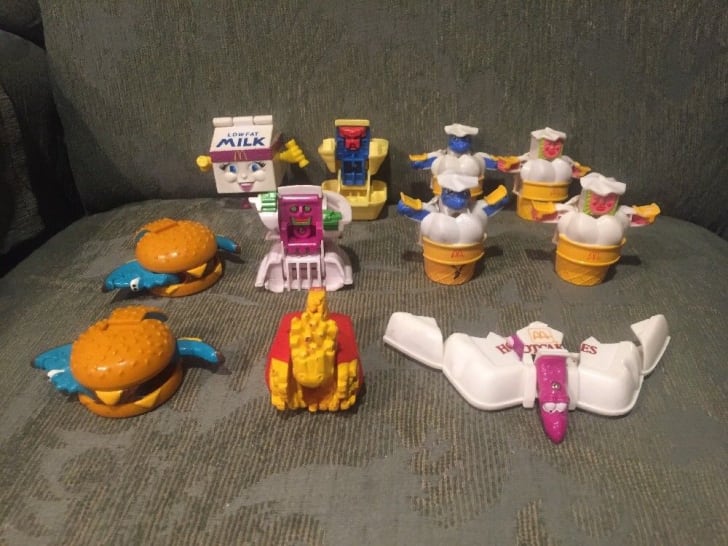1996 McDonald's Happy Meal Toys VR TROOPERS  Complete Set of 4 SEALED BIN122 