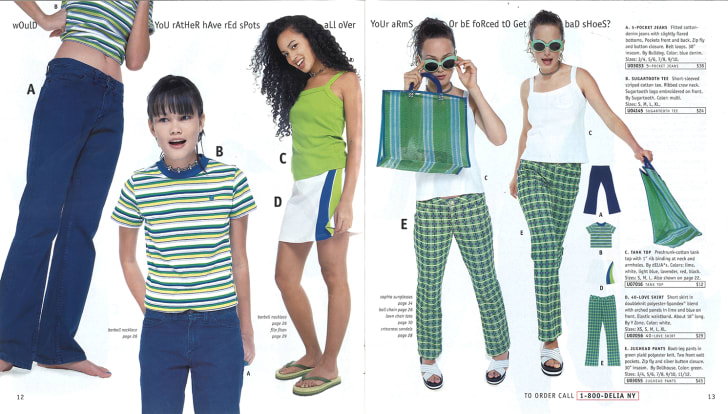 delias clothing website