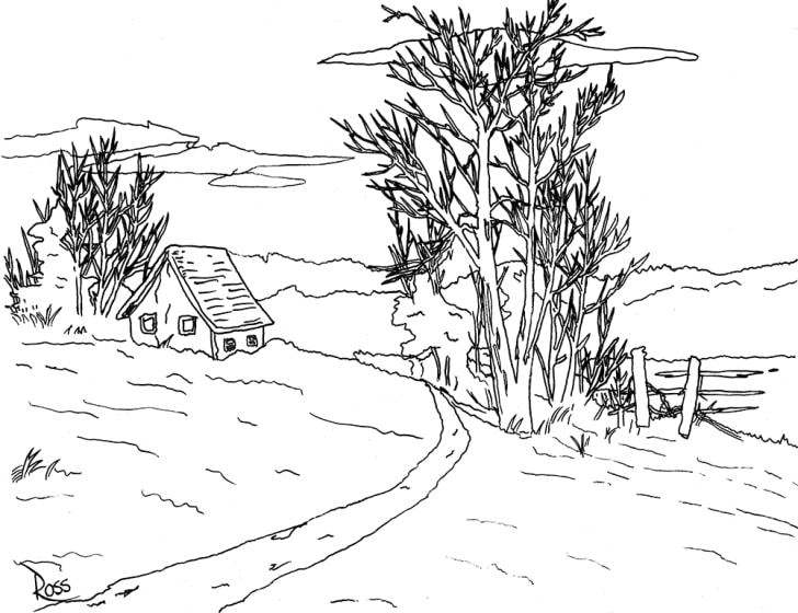Get Crazy With The Official Bob Ross Coloring Book Mental Floss