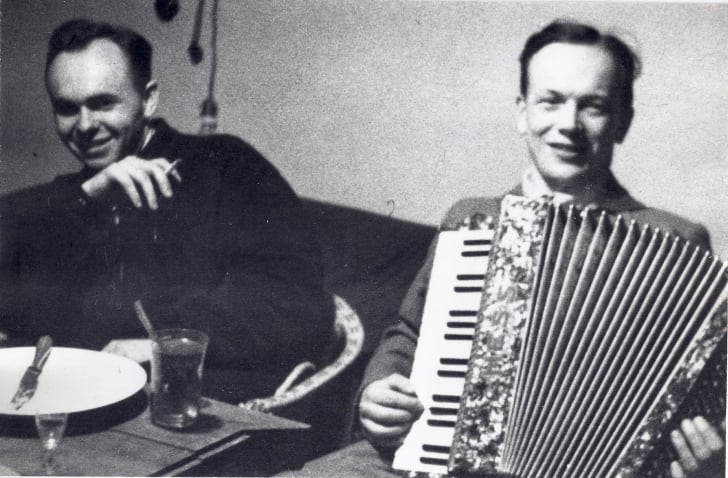 Dr. Eugene Lazowski and Dr. Stasiek Matulewicz.