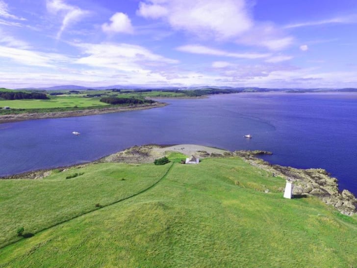 The island of Little Ross, which sits off the Meikle Ross headland on Scotland’s south coast.