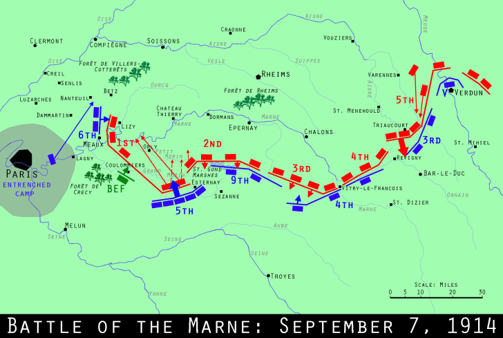 Битва у синих вод закончилась. Сражение на реке Марна. Сражение на Марне 1918. Битва на реке синие воды 1362 карта. Битва при Марне карта.