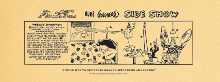 8 Excellent Rube Goldberg Cartoons Mental Floss