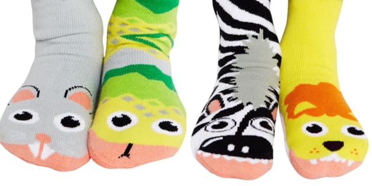 These Animal-Themed Socks Pair Unlikely Friends | Mental Floss
