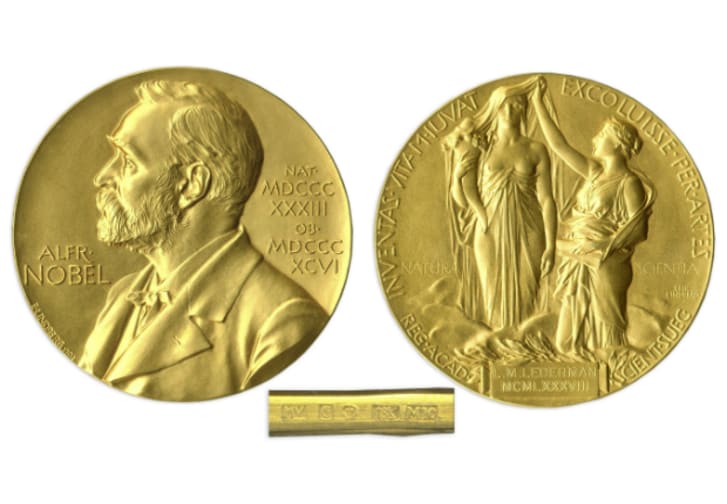 Nobel Prize Cash Award 9 Major Awards Whose Owners Sold Them Off For Cold Hard Cash | Mental Floss