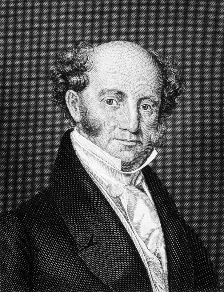 Martin Van Buren (1782-1862) on engraving from 1859. 8th President of the United States during 1837-1841.