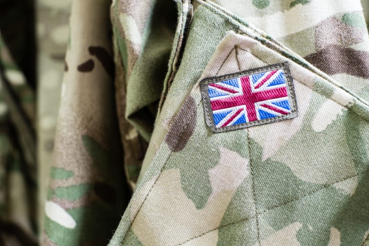 a british military uniform