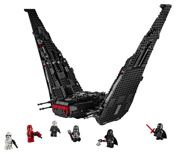 Kylo Ren's Shuttle LEGO set.