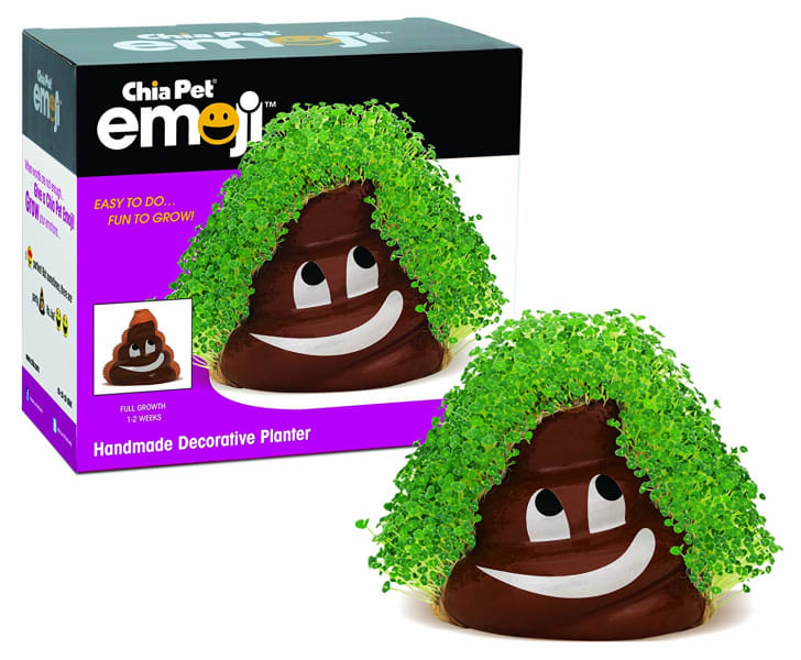 Poop Emoji Chia Pet Gag Gift. Poop Emoji Chia Pet Gag Gift.