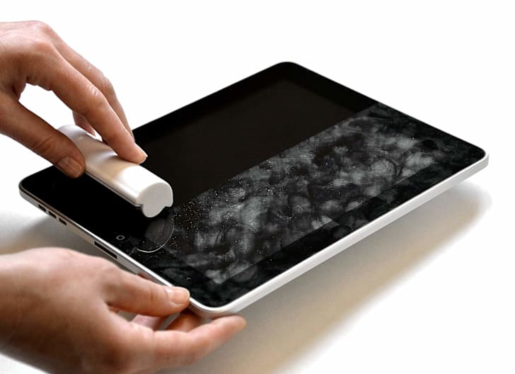 liquid-free screen cleaner