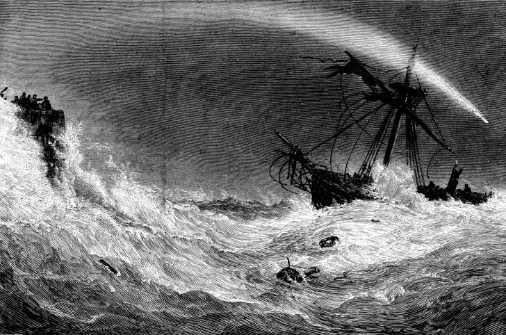 shipwreck illustration
